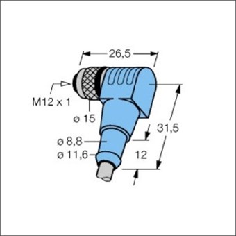 WWAK4-5/P00 ESCHA AANSL KABEL M12 4P HAAKS 5MTR WWAK4-5/P00 ESCHA AANSL KABEL M12 4P HAAKS 5MTR
